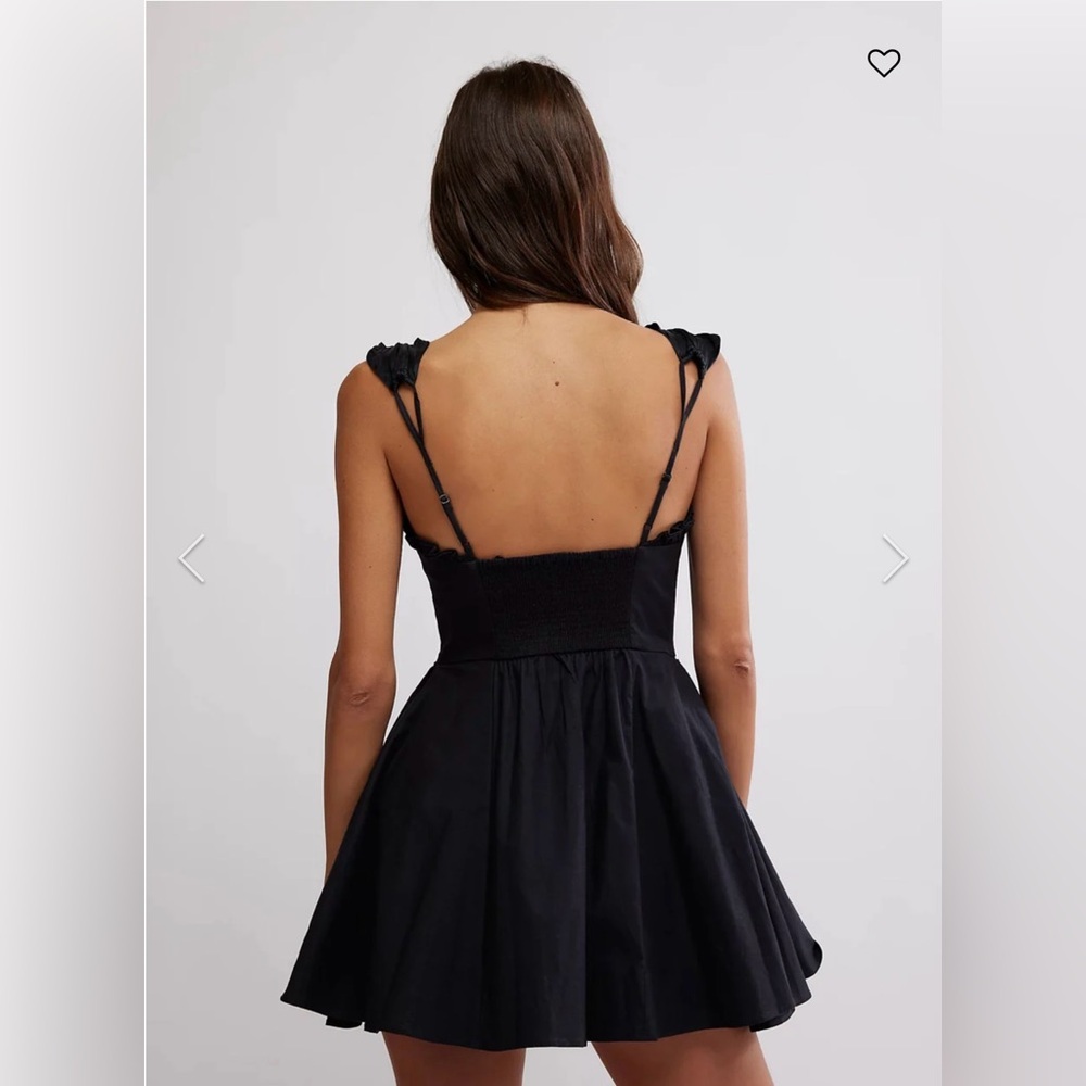 FREE PEOPLE | ✨NEW✨ Midnight Magic Mini Dress in Black Combo - Picture 4 of 5